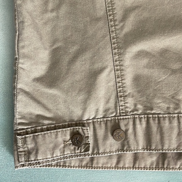 Vintage 90s Calvin Klein Jeans Cotton Shacket Shirt Jacket - Picture 13 of 17